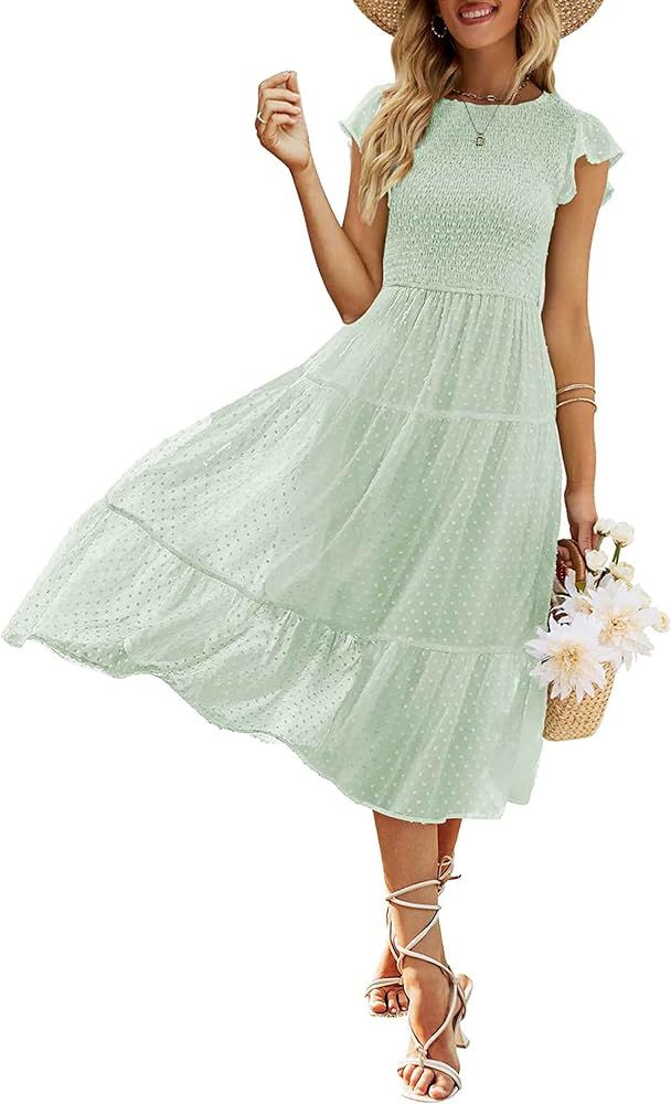 Swiss Dot Flowy Dress | Amazon (US)