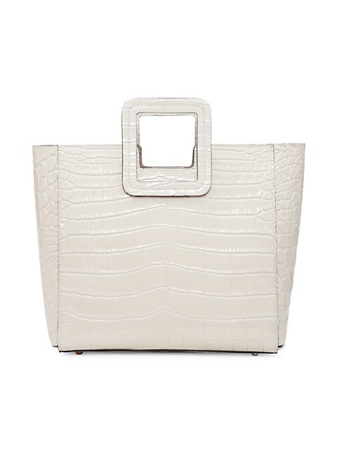 Shirley Croc-Embossed Leather Tote | Saks Fifth Avenue