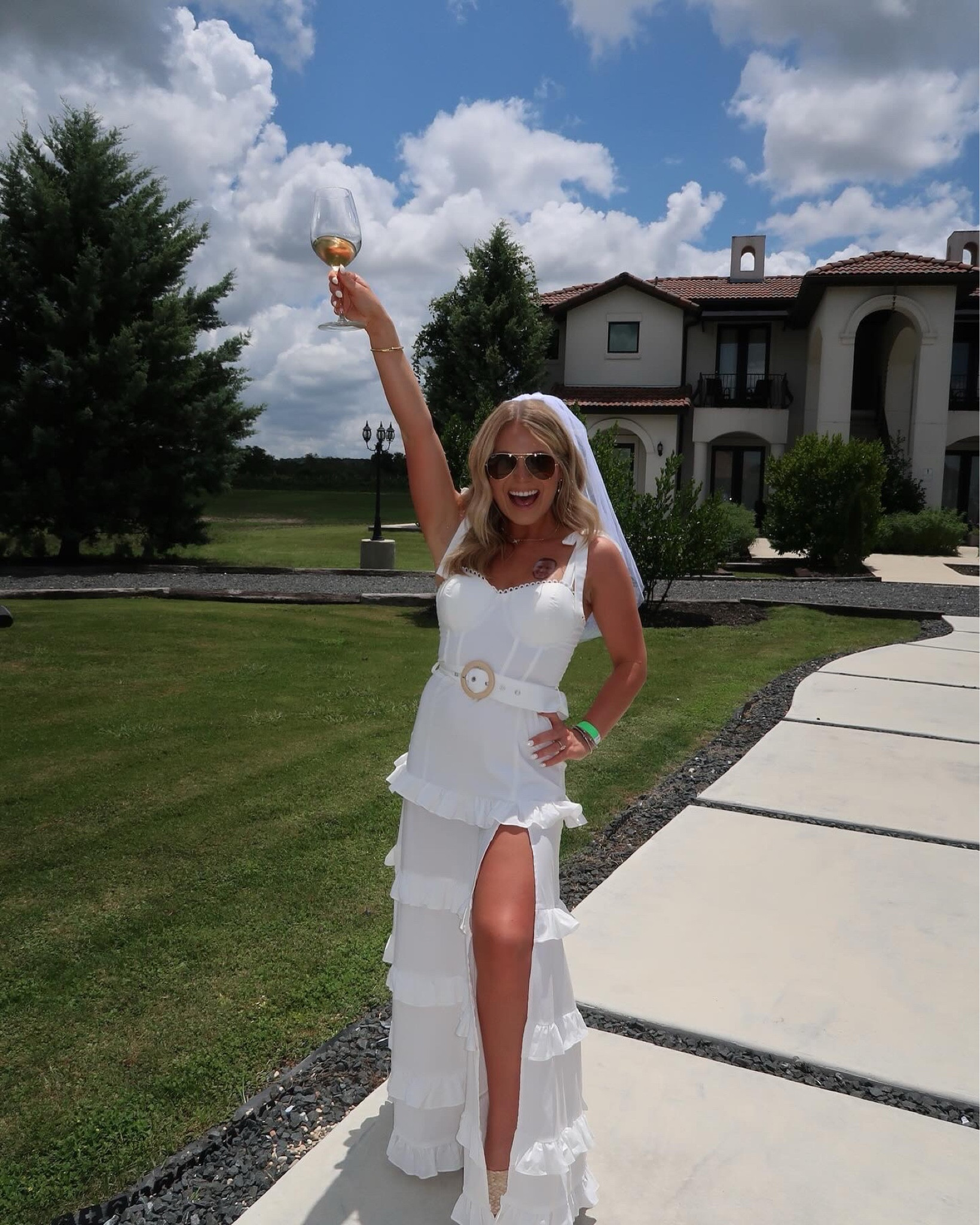 Winery outfit; white dress; bachelorette dress; summer winery; winery ootd; wineey bachelorette; honeymoon dress; engagement pictures dress; little white dresss

My dress is actually from Classy & Co but found an identical one at a different boutique! 

#LTKfindsunder50 #LTKparties #LTKwedding