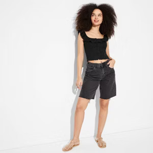 Women's Ruffle Eyelet Tank Top - Wild Fable™ | Target