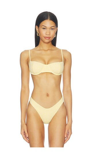 Laurel Bikini Top in Daisy | Revolve Clothing (Global)
