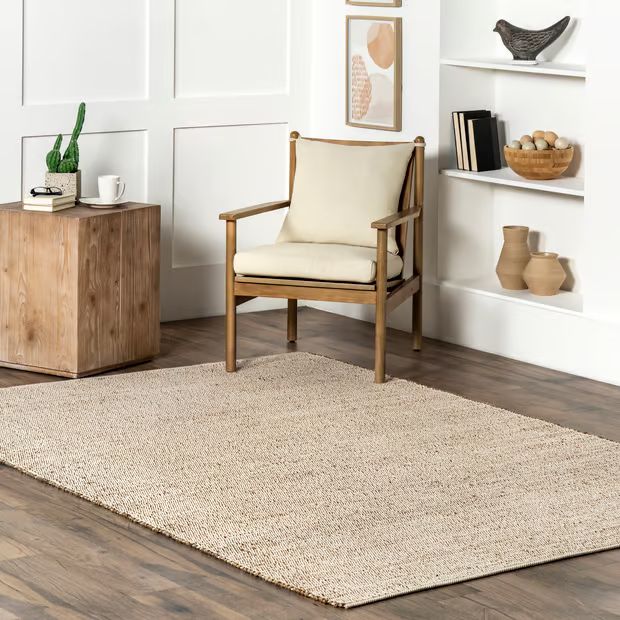 Natural Handwoven Chaste 6' x 9' Area Rug | Rugs USA