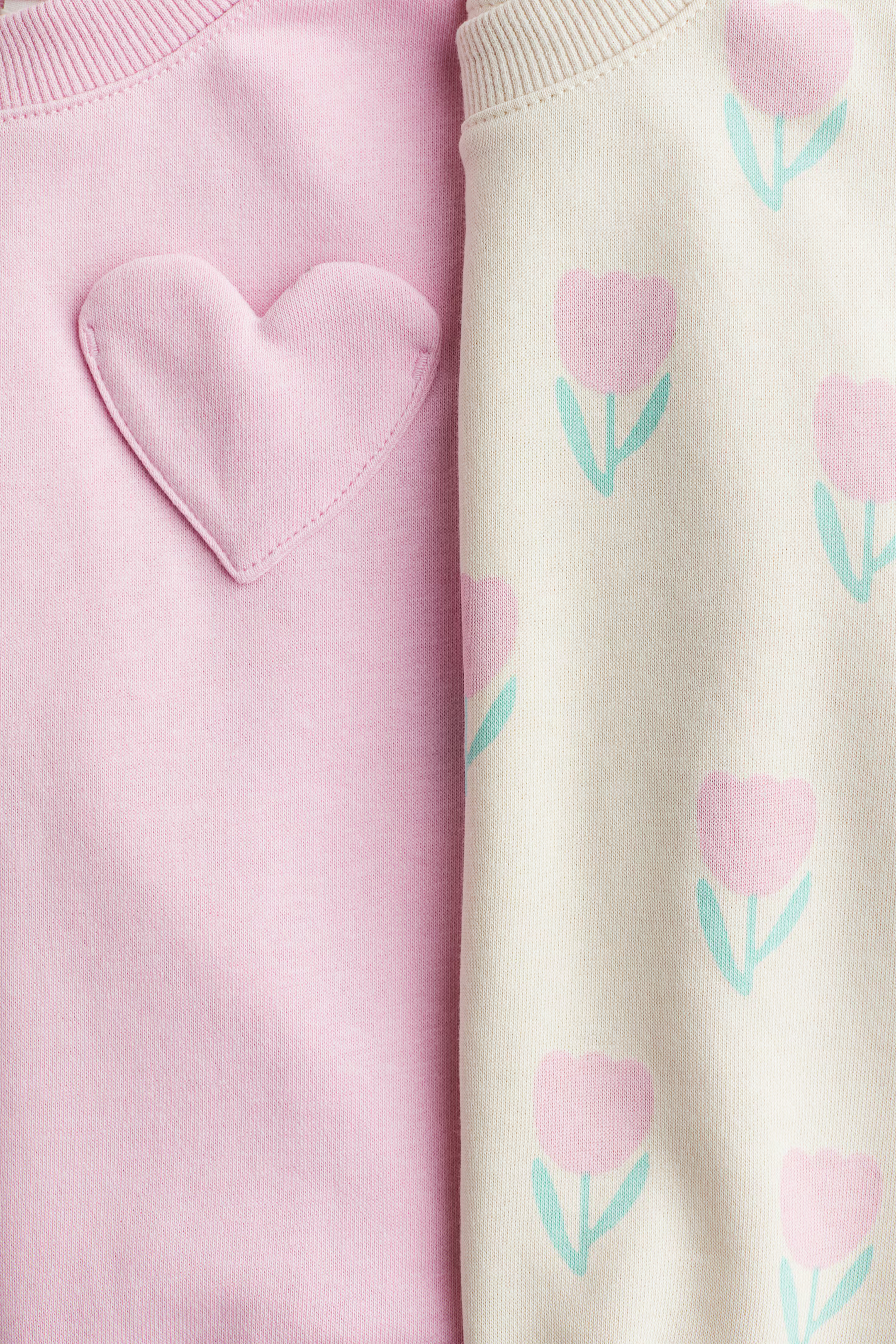 2-pack Puff-Sleeved Sweatshirts | H&M (US + CA)