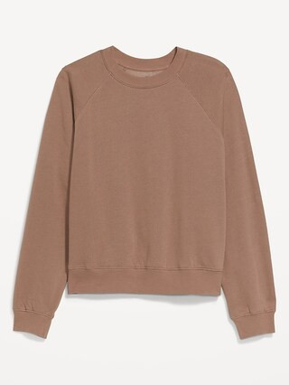 Vintage Garment-Dyed Crew-Neck Sweatshirt for Women | Old Navy (US)