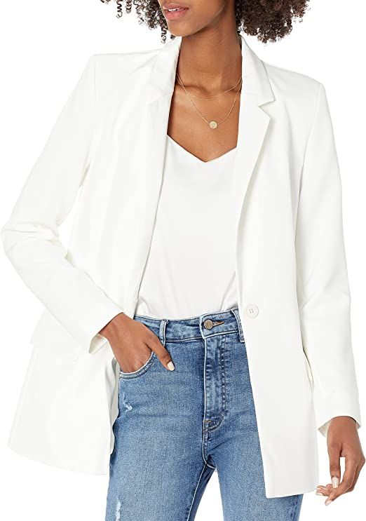 The Drop Women's Blake Long Blazer | Amazon (US)