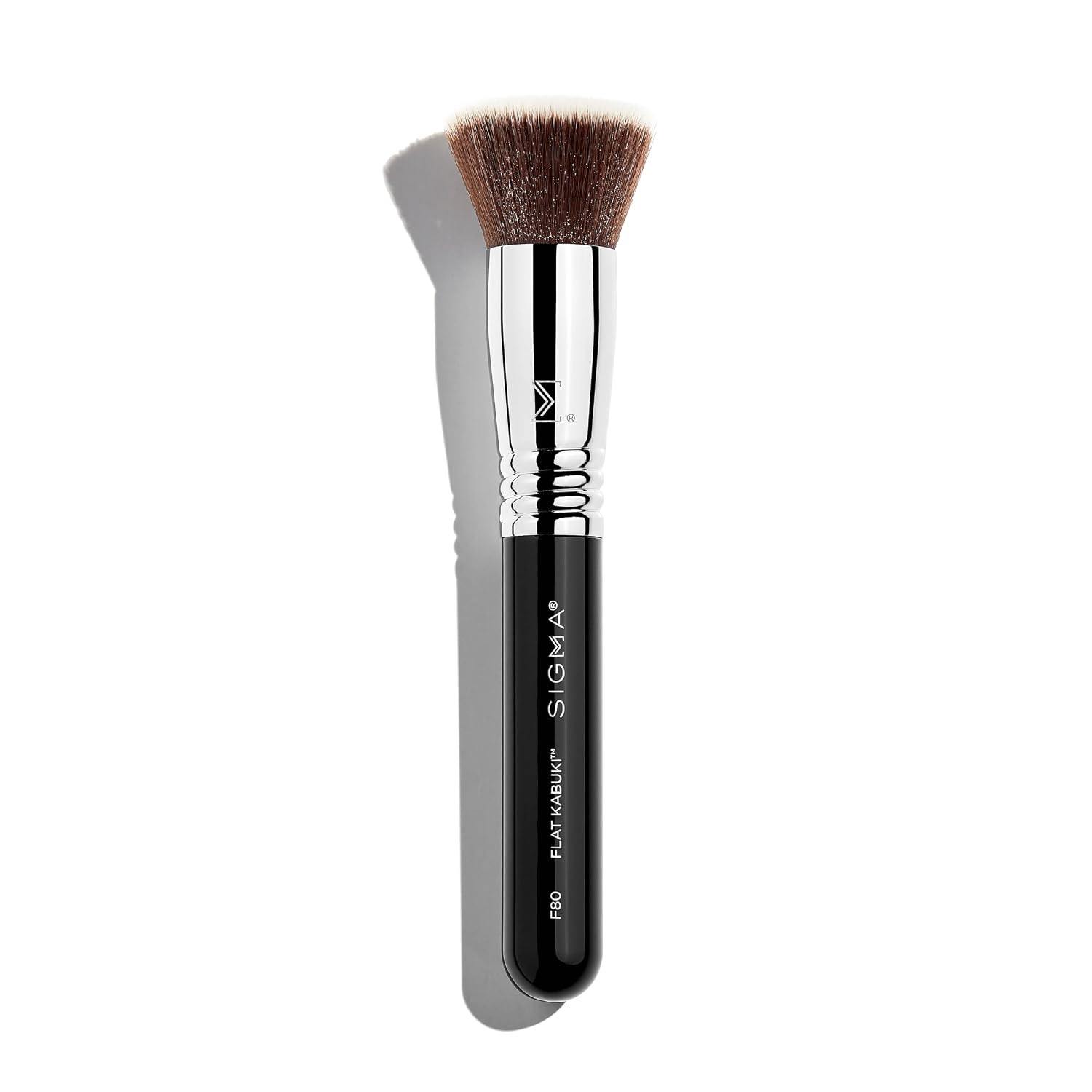 Sigma Beauty F80 Flat Kabuki Brush – Flat Top Kabuki Foundation Brush and Professional Grade Makeup Brush with Ultra-Soft Fibers for Blending Liquid & Cream Makeup Products (Black, 1pc) | Amazon (US)