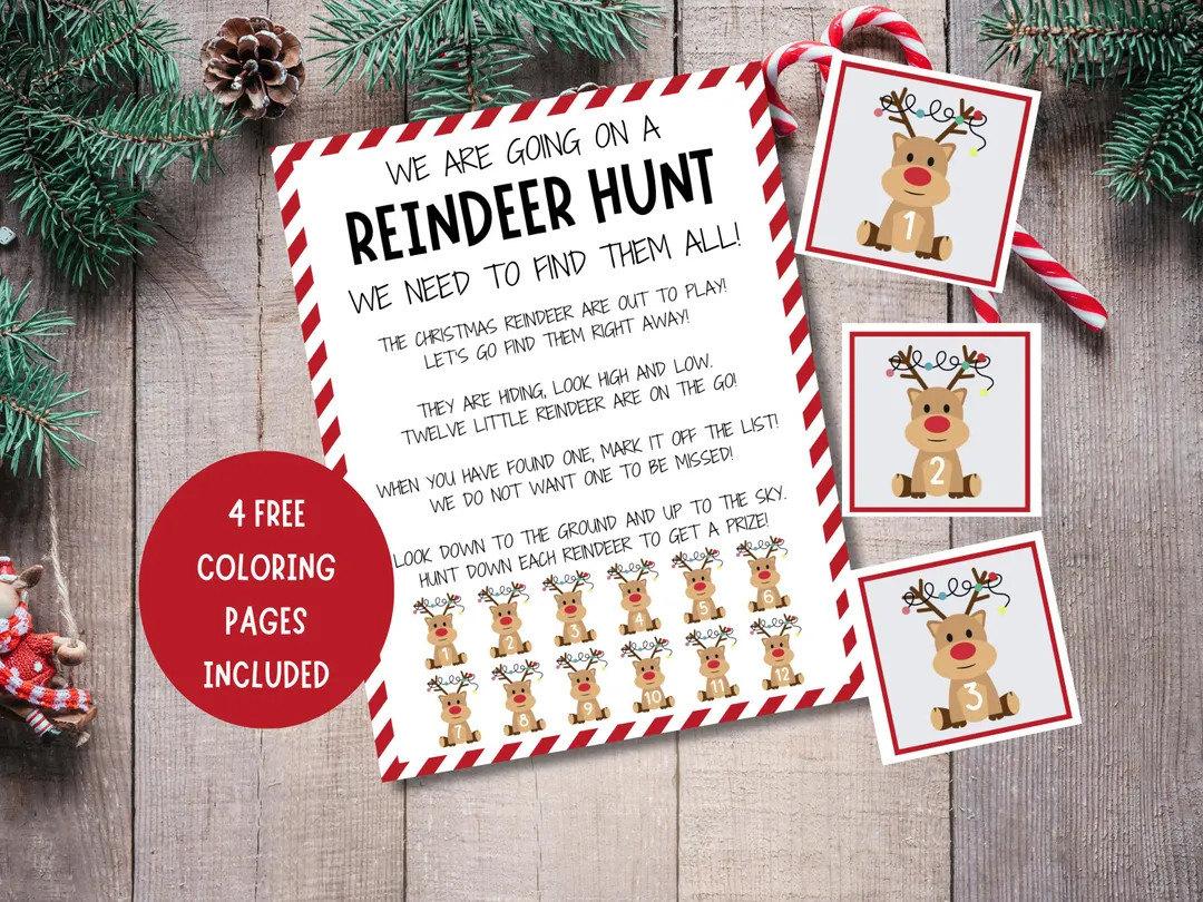 Christmas Scavenger Hunt Printable for Kids, Kids Christmas Game, Christmas Kid Activity, Christm... | Etsy (US)