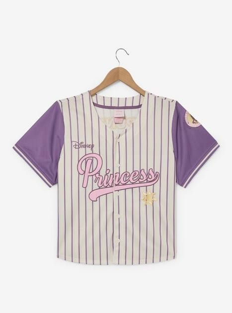Disney Princess Rapunzel Women's Plus Size Cropped Baseball Jersey — BoxLunch Exclusive | BoxLu... | BoxLunch