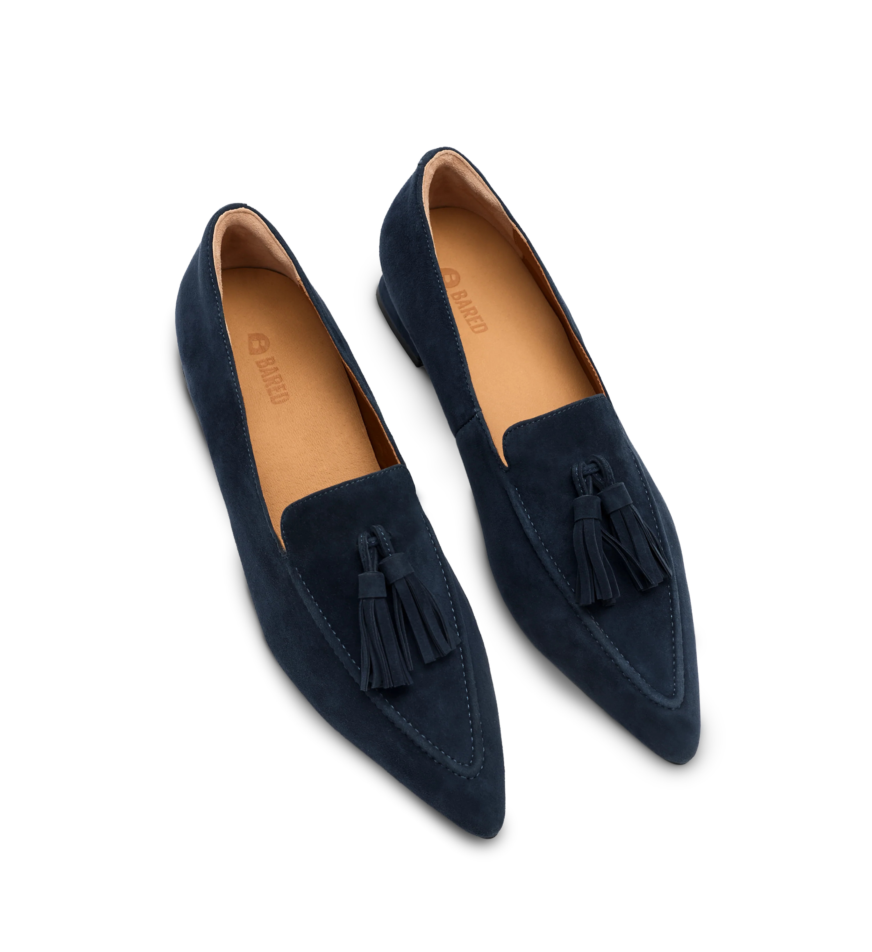 Parrotbill Navy Suede Loafers | Bared Footwear | Bared Footwear