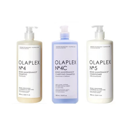 Olaplex No. 4 shampoo No. 4C shampoo and No. 5 conditioner 33.8 oz. each | Walmart (US)