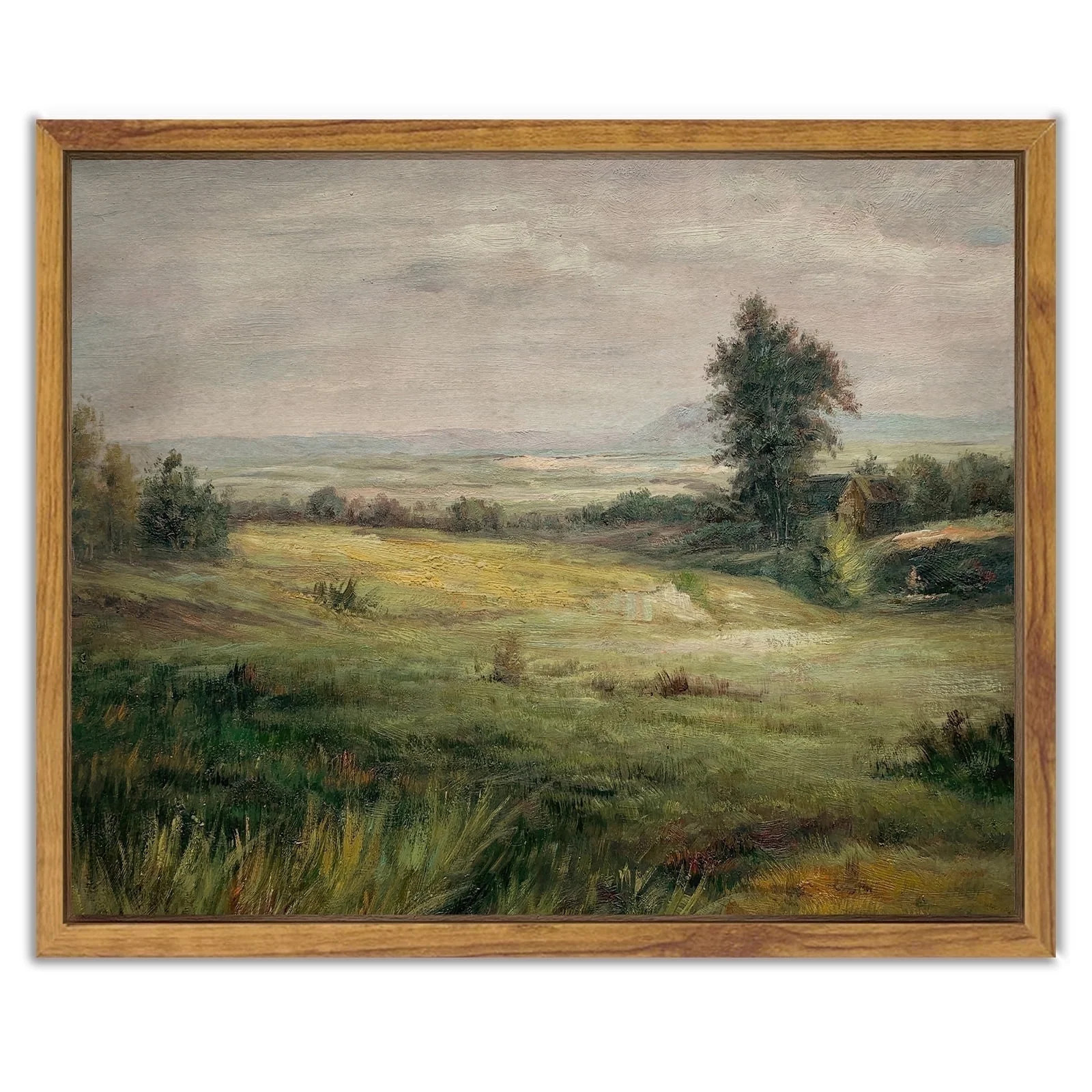 Drsoum Landscape Canvas Wall Art Vintage Classical Paints The Vast Grassland Room Decor 8x10in Fr... | Walmart (US)
