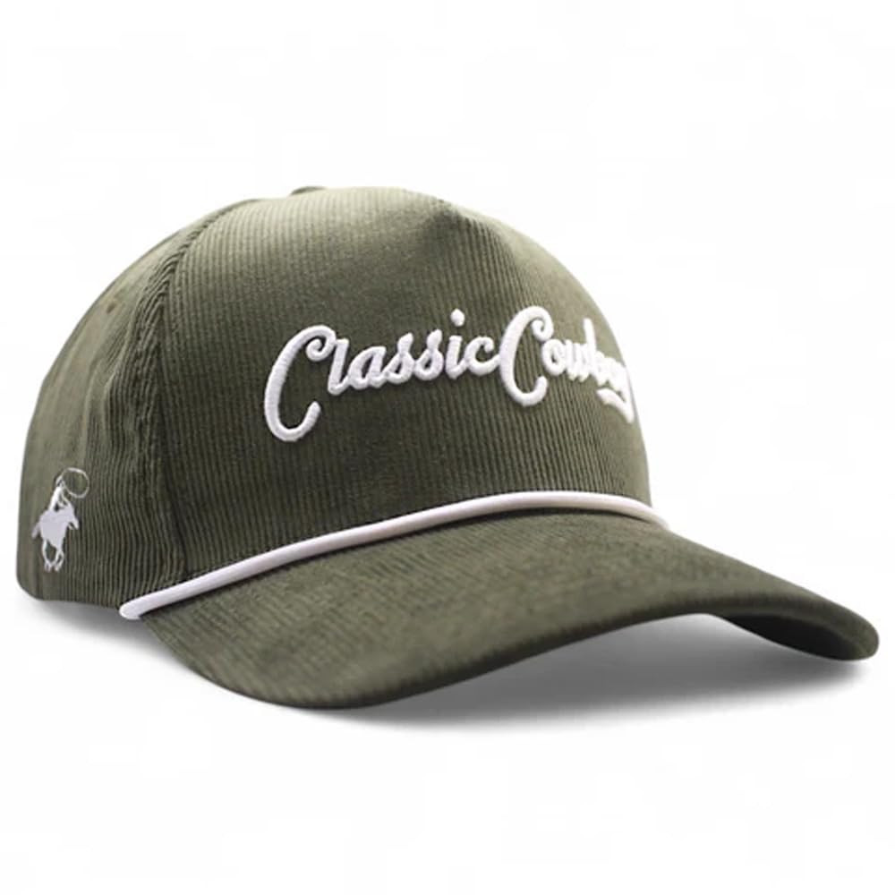 Corduroy Adjustable Snapback Hat - Vintage Western Cap for Men & Women, Timeless Trucker Style Ba... | Amazon (US)