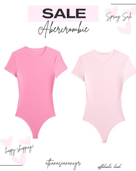 Abercrombie spring sale   
Pink tshirt 
Pink bodysuit 

#LTKtravel #LTKfindsunder50 #LTKSeasonal #LTKfindsunder100 #LTKstyletip #LTKsalealert #LTKSpringSale