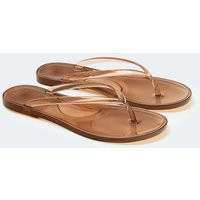 Zara - Transparent Toe-Post Slide Sandals - Brown - 13,5 (20,3 Cm) - Kids | Zara UK