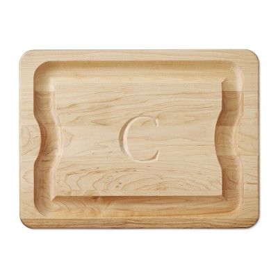 Monogram Carving Board, Maple | Williams-Sonoma