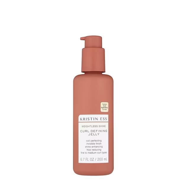 Kristin Ess Weightless Shine Curl Defining Jelly with Glycolic Acid - Hydrated, Defined Curls - 6... | Target