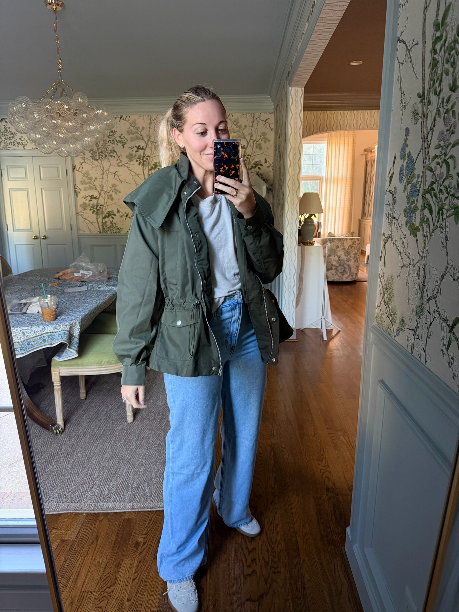 Loving my Walmart jacket! It's perfect to dress up any outfit on a rainy or cold day!

Wearing a 28 in the Levi jeans, small in my Walmart jacket!

#Walmart #Levi #TheSouthernSource 

 #LTKdayinmylife #LTKgrwm #LTKootd