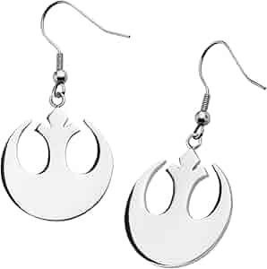 Amazon Collection Star Wars Jewelry Rebel Alliance Stainless Steel Dangle Hook Drop Earrings (SAL... | Amazon (US)