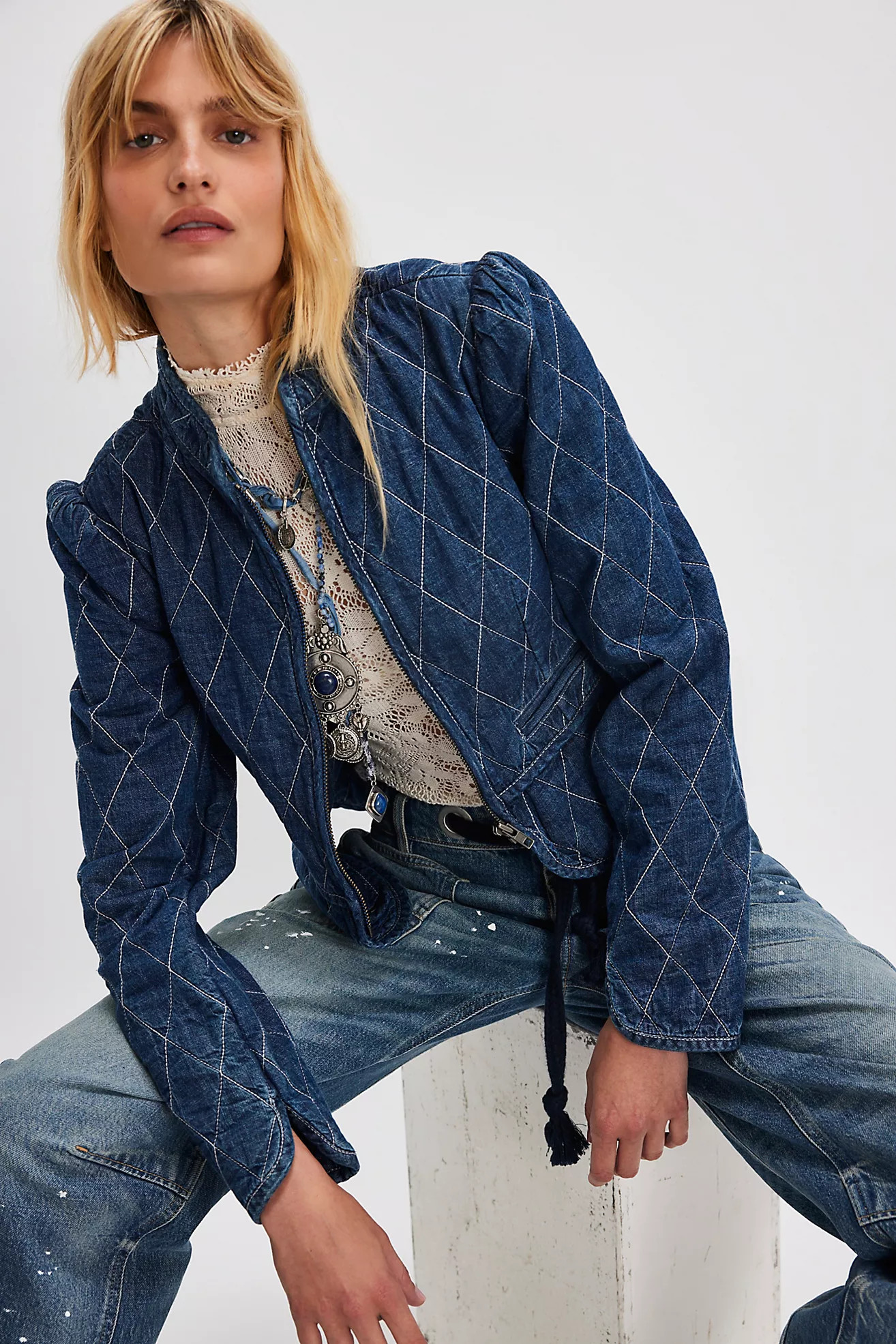 Peggy Quilted Jacket | Free People (Global - UK&FR Excluded)