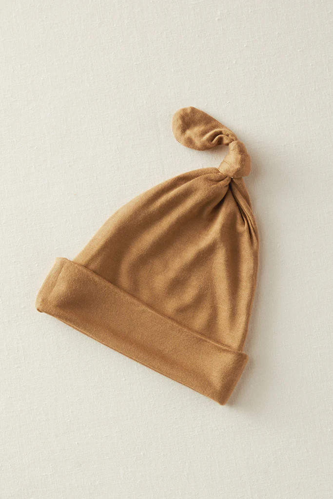 KNOTTED HAT - Camel | Solly Baby