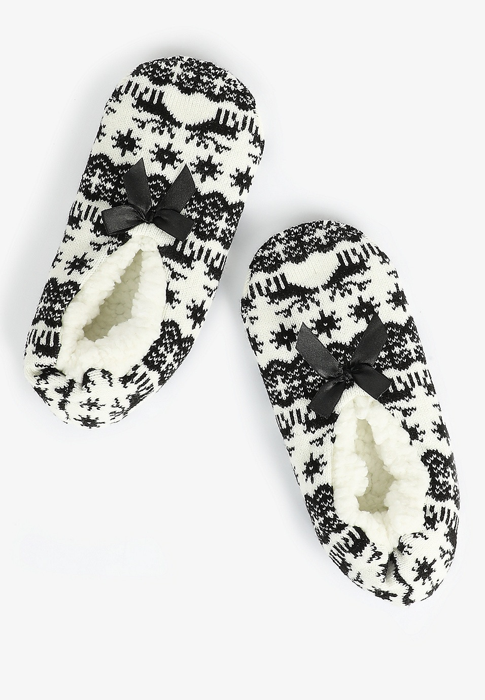 Deer Fair Isle Slipper Socks | Maurices