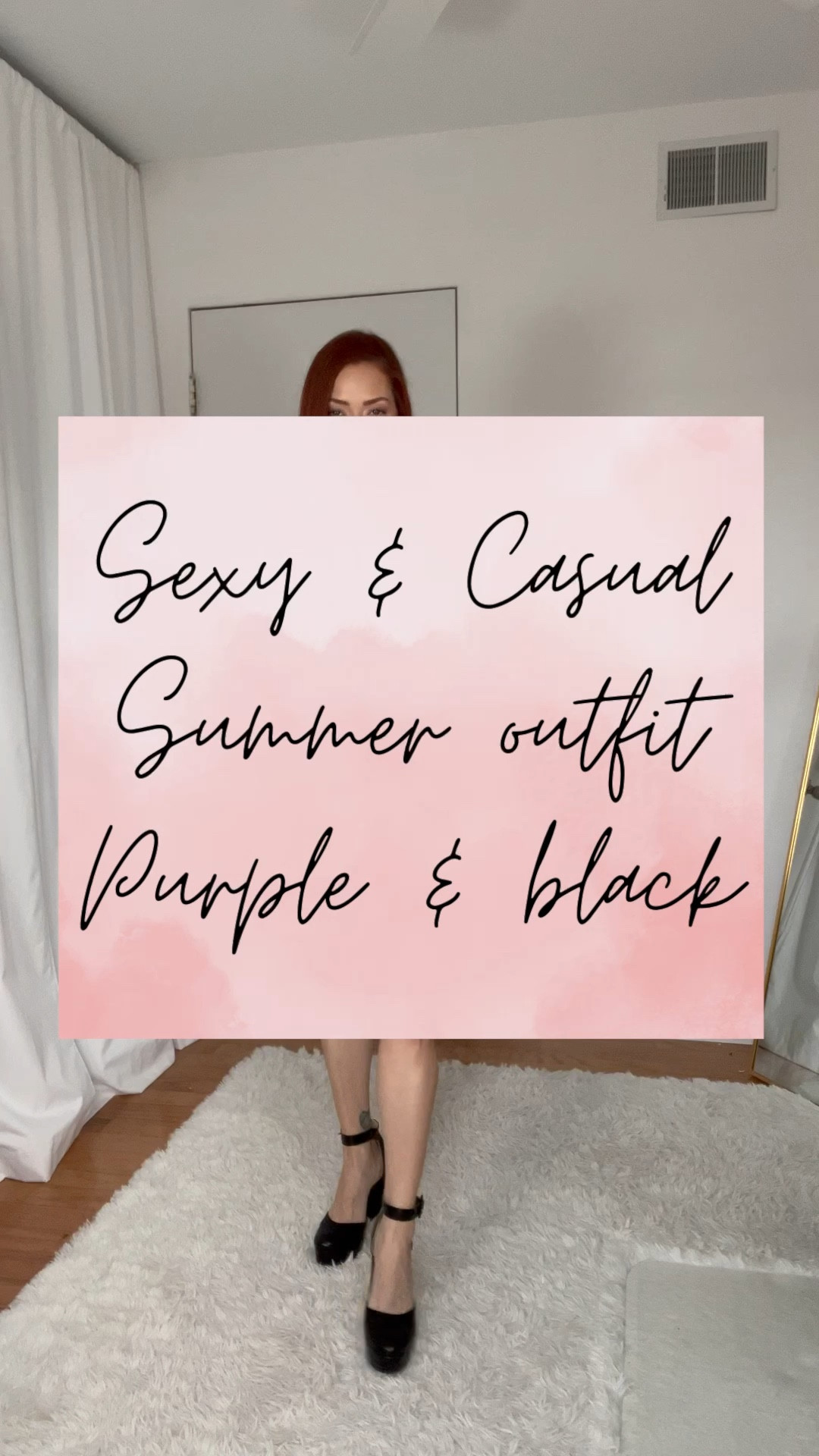 Sexy and casual summer outfit in purple and black. Wearing size small for both cropped top and skirt. 💜🖤 Top and skirt by @amazonfashionShoes by @dreampairsshoes #summer #casualoutfit #summerstyle #ootd #fortmyers #swfl 

#LTKVideo