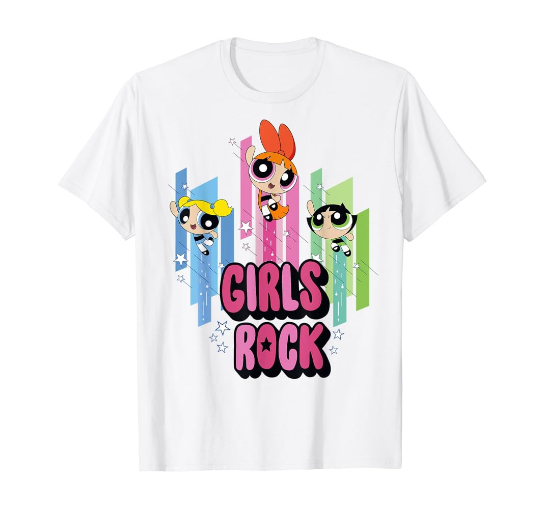 CN The Powerpuff Girls Rock T-Shirt | Amazon (US)