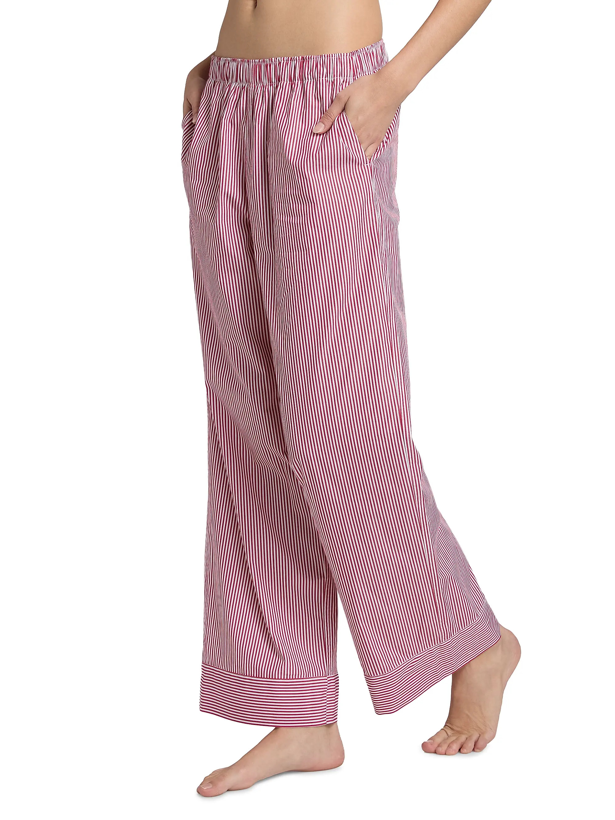 Polo Ralph Lauren Bailey Striped Long Pajama Set | Saks Fifth Avenue | Saks Fifth Avenue