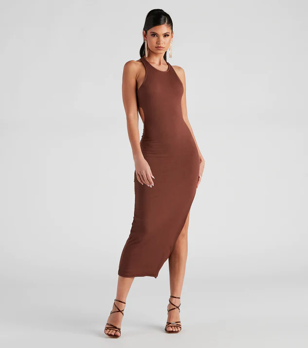 Made Your Mark X-Back Midi Dress | Windsor Stores