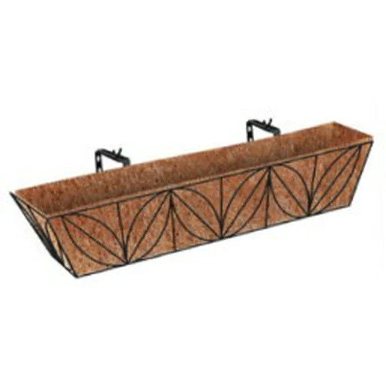 Mainstays 30"x 8.5" Rectangle Leaf Window Box, Liner Made from All Natural Coconut Fiber Material | Walmart (US)