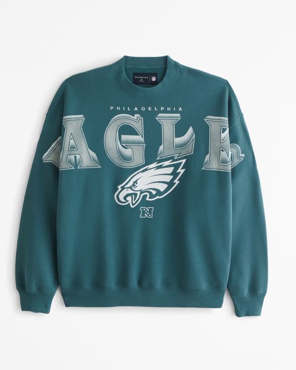 New!NFL by AbercrombiePhiladelphia Eagles Graphic Crew Sweatshirt | Abercrombie & Fitch (US)