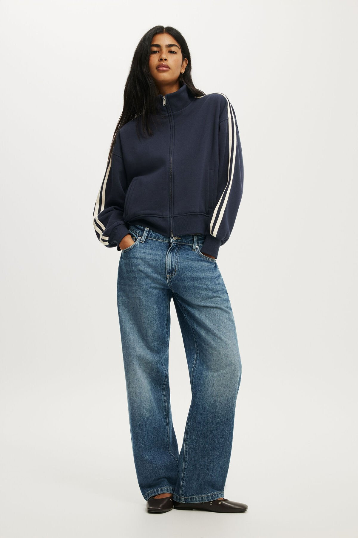 Funnel Neck Fleece Zip Through | Cotton On (ANZ)