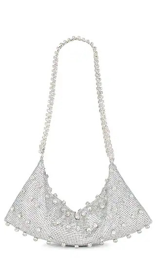 Simone Metal Bag in Silver | Revolve Clothing (Global)