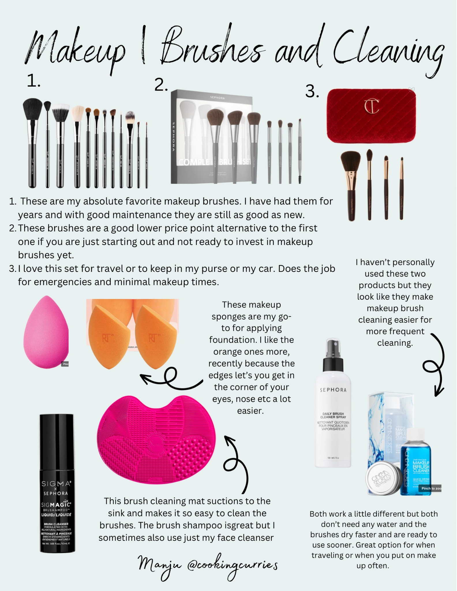 My favorite makeup brushes and sponges and the tools I use to clean them.

#LTKFind #LTKstyletip #LTKbeauty