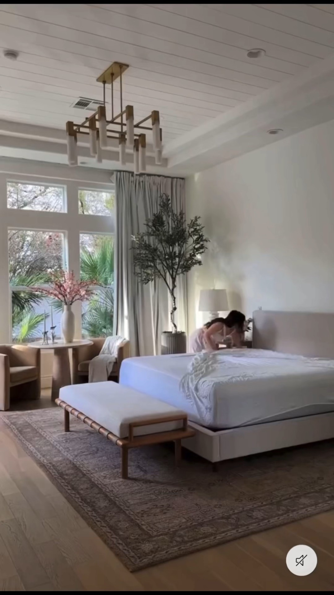 Bedroom 

Bedding, dress, tree, bench, chairs 

#LTKVideo #LTKhome #LTKstyletip