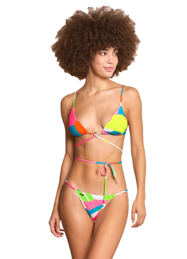 Maaji Jigsaw Coco Sliding Triangle Bikini Top | Maaji