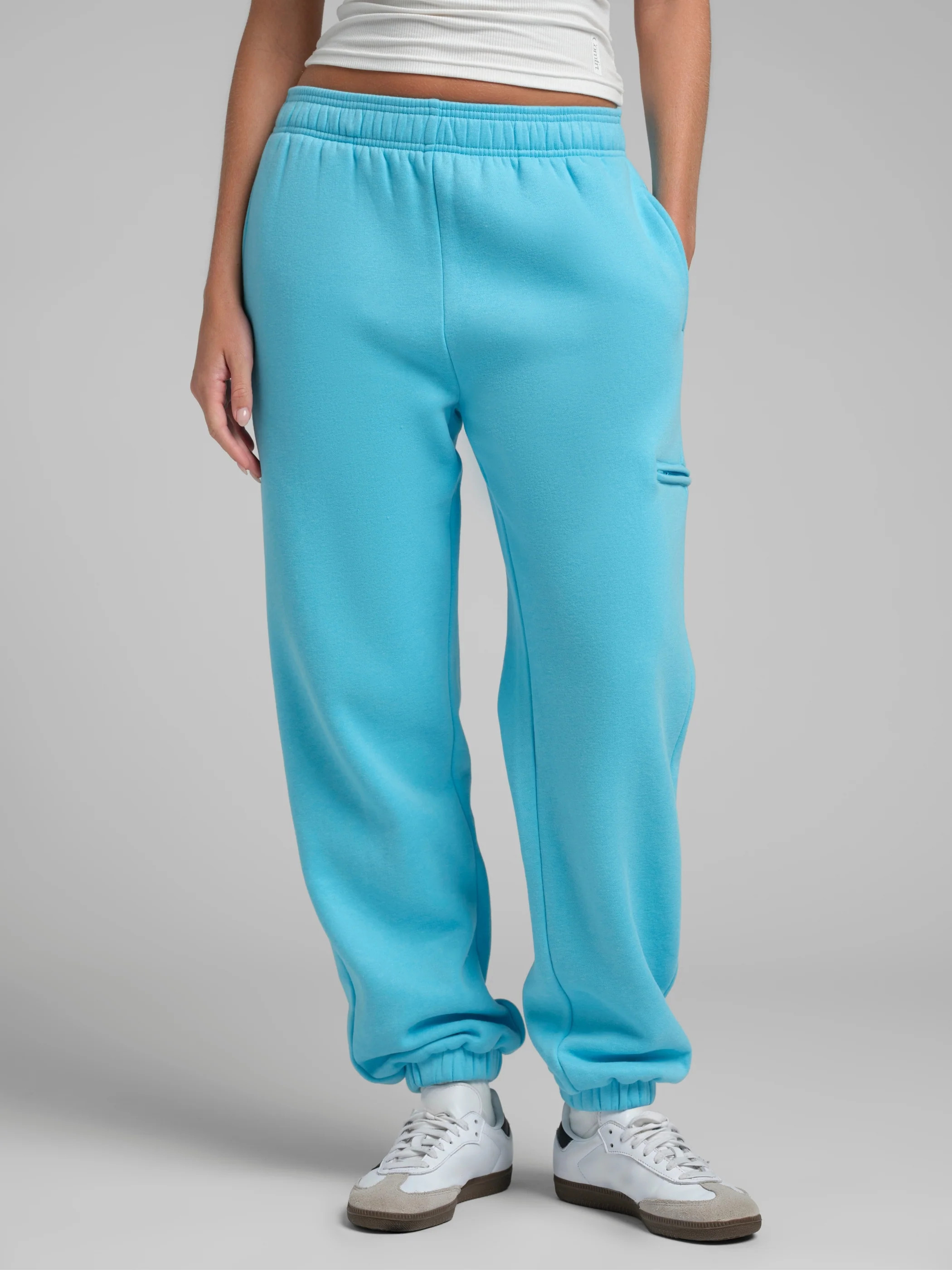 Comfrt Neon Airplane Mode Sweatpants | Pop Blue | Oversized | 2X | Comfrt