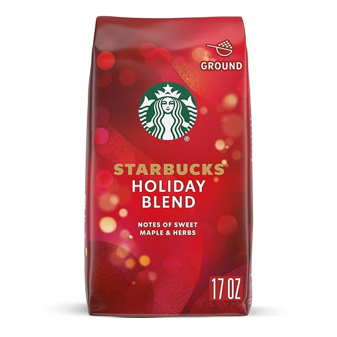 Starbucks Ground Coffee, Holiday Blend Medium Roast Coffee, 100% Arabica, Limited Edition Holiday... | Amazon (US)
