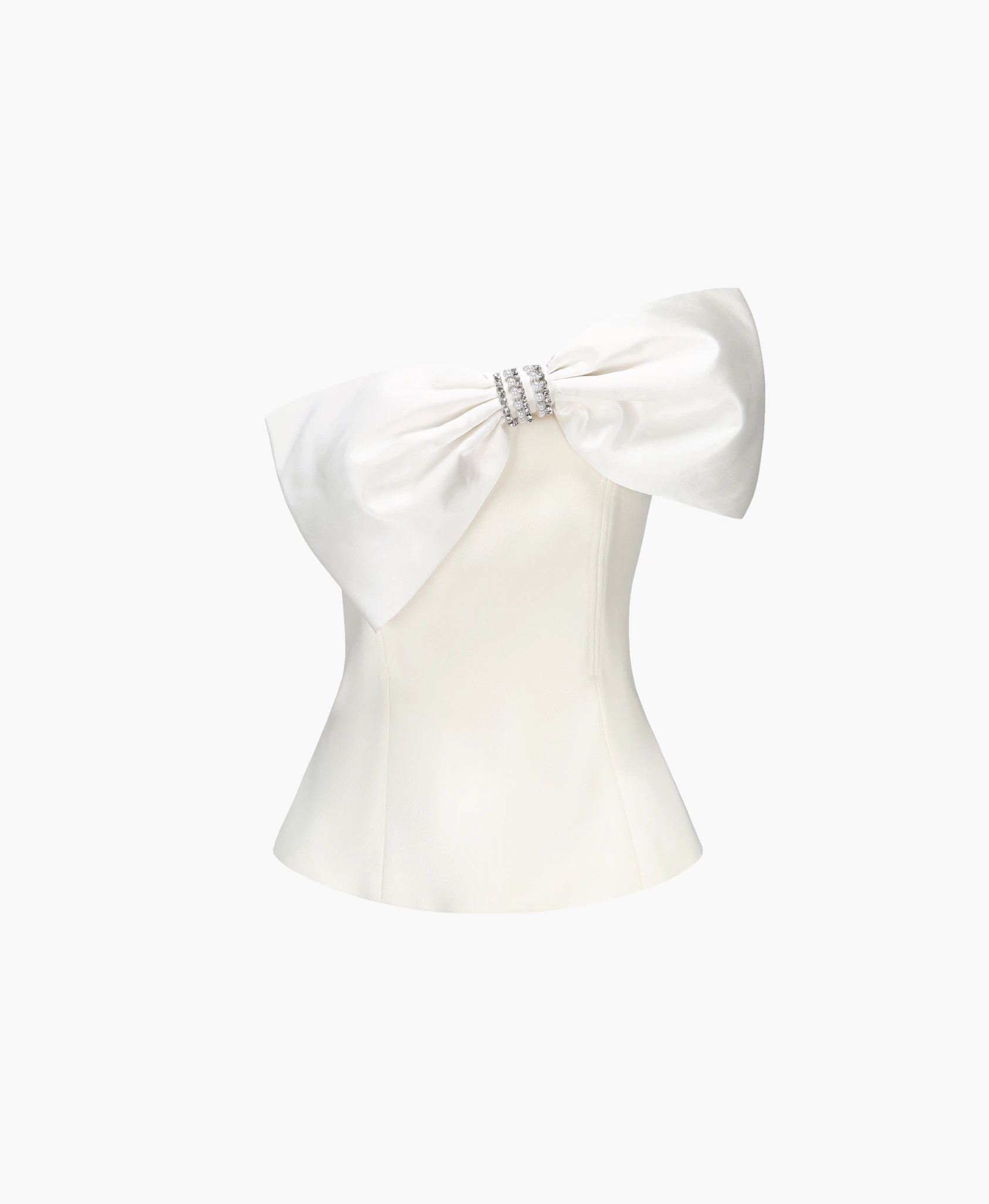 Janie Bow Top (white) | Seezona