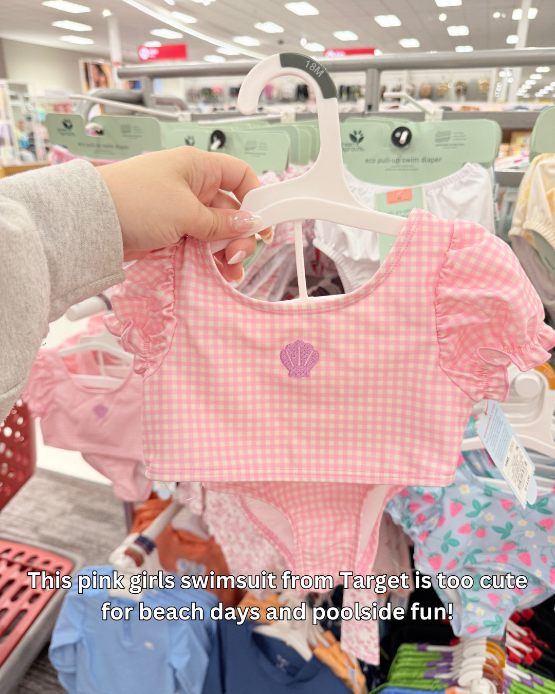 The cutest little beach look! This pink seashell swimsuit from Target
 is giving coastal cutie in the best way — sweet, girly, and made for summer pool days!  

 #LTKSeasonal #LTKBaby #LTKKids