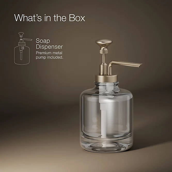 Artifacts Countertop Soap Dispenser | K-98630 | KOHLER | Kohler