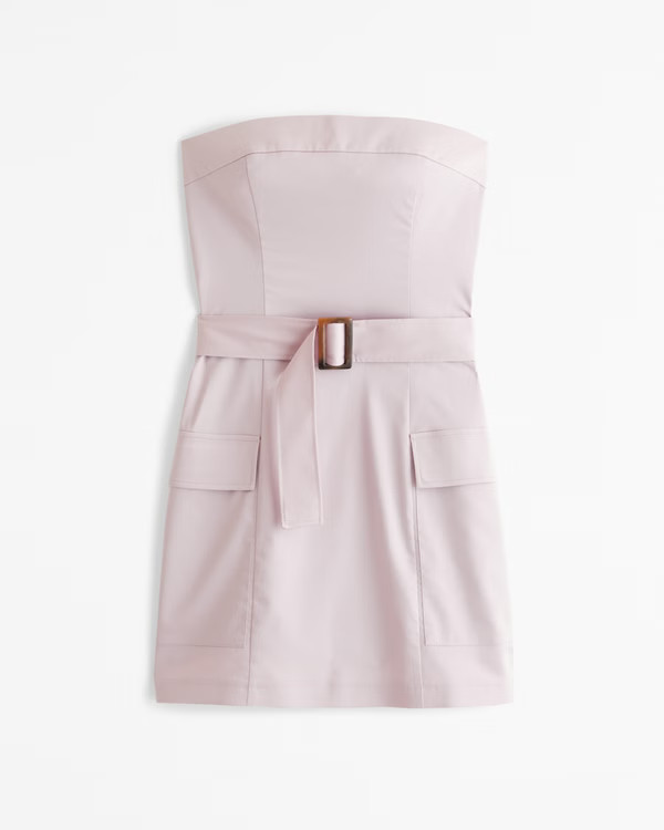 Women's Strapless Utility Mini Dress | Women's Dresses & Jumpsuits | Abercrombie.com | Abercrombie & Fitch (US)