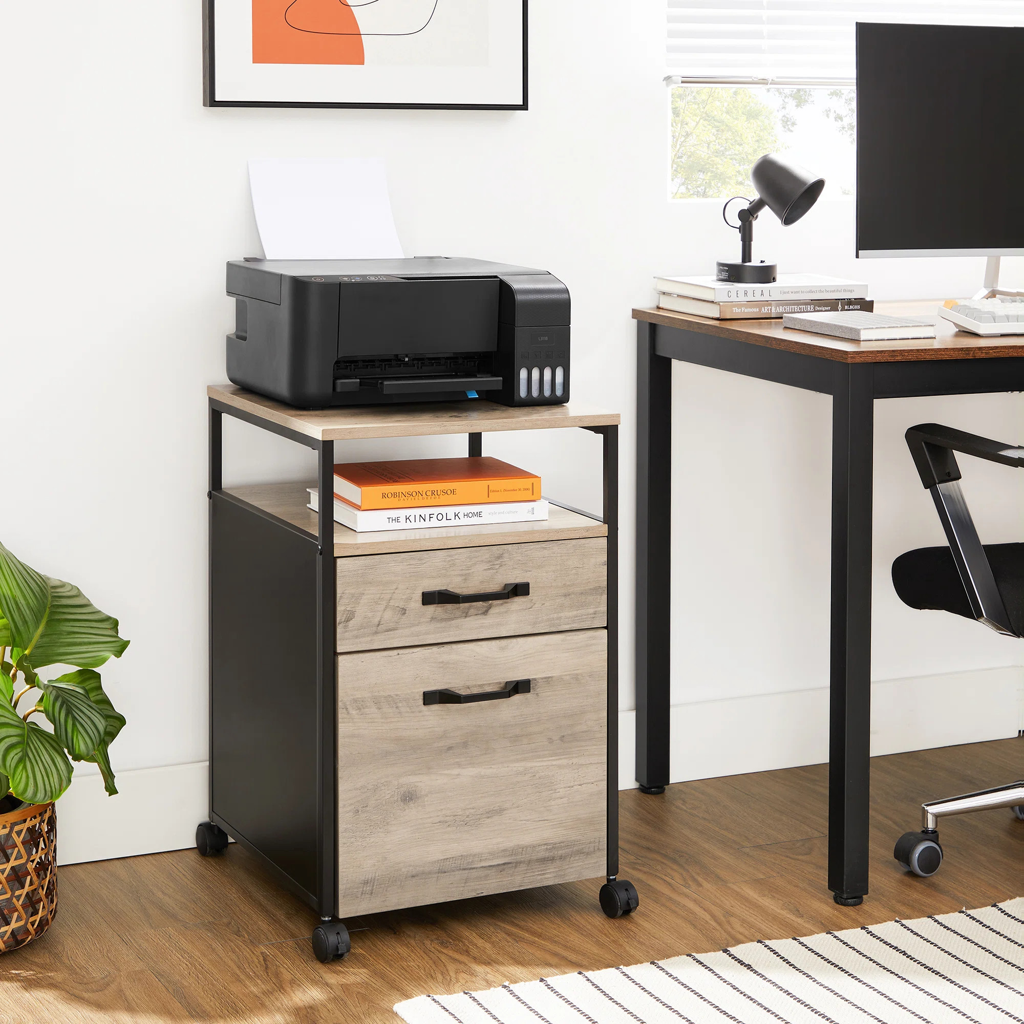 Turgeon 16.5'' Wide 2 -Drawer Mobile File Cabinet | Wayfair North America