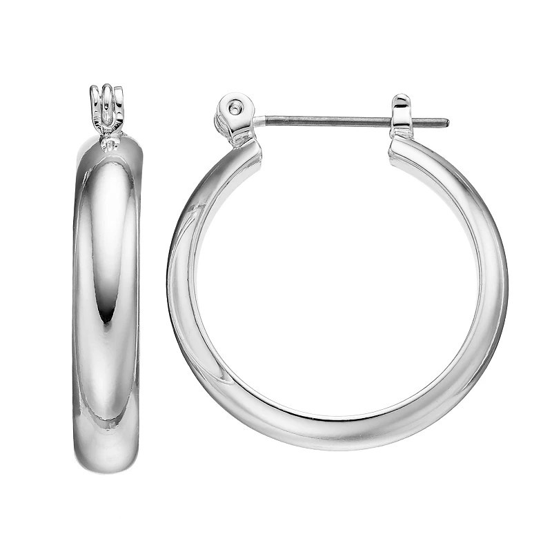 Napier Wide Hoop Earrings, Women's, None | Kohl's