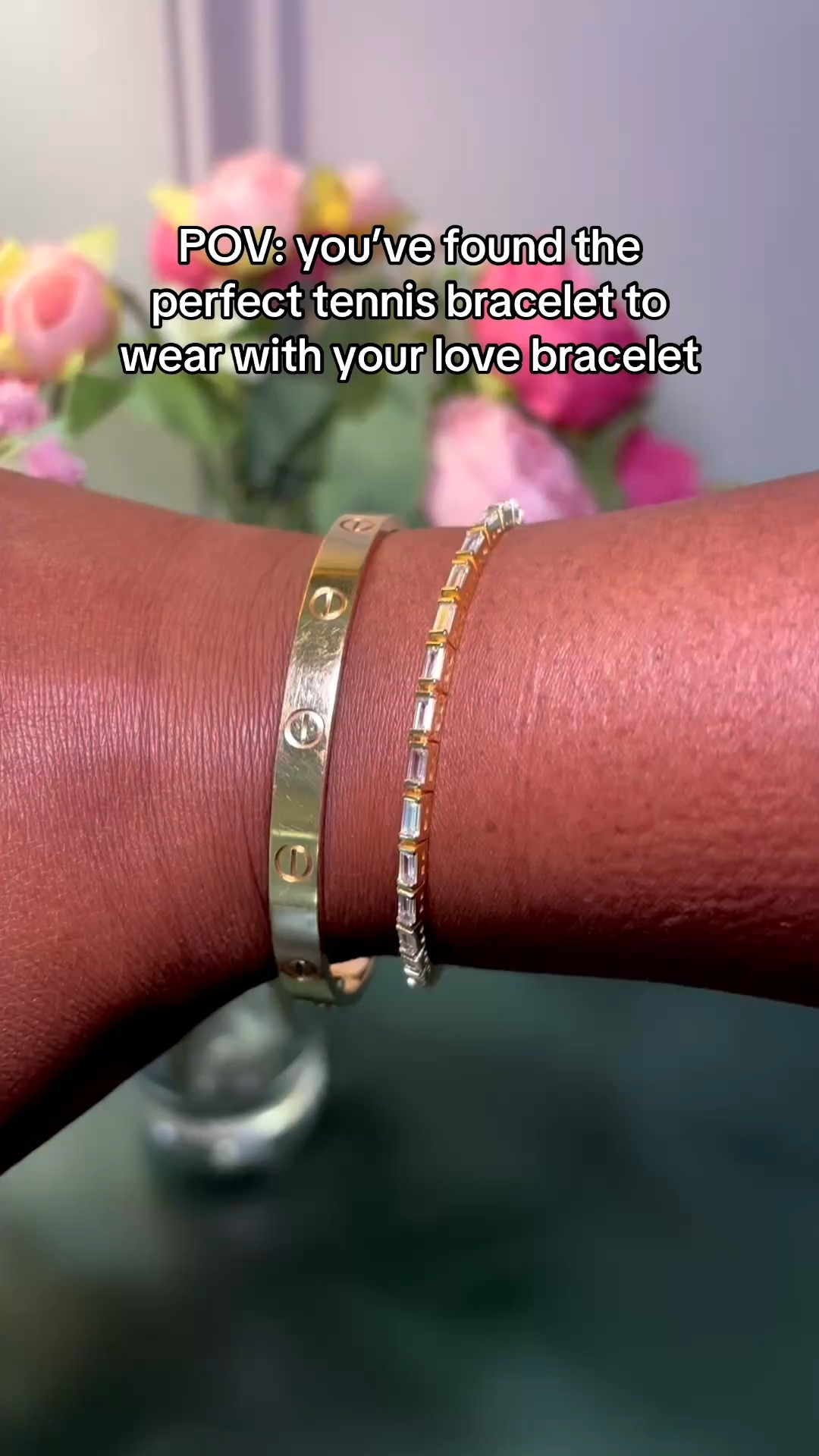 This tennis bracelet is being added to my permanent stack!

#LTKdayinmylife