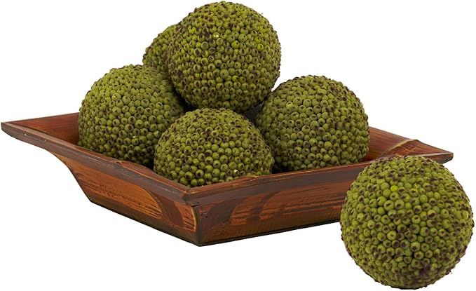 Nearly Natural 4795 Berry Ball, 4-Inch, Green, Set of 6,4x4x4 | Amazon (US)