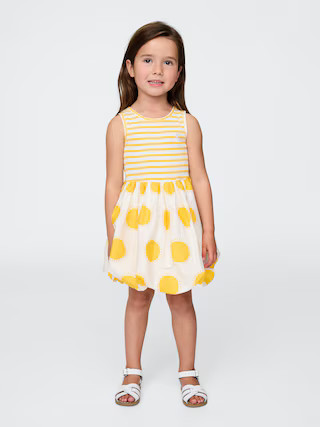 Baby & Toddler Mixed Media Bubble Dress | Gap (US)