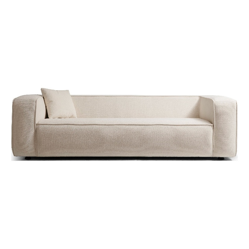 Bellevue Mid Century Modern Furniture Style French Boucle Sofa in Cream - Walmart.com | Walmart (US)