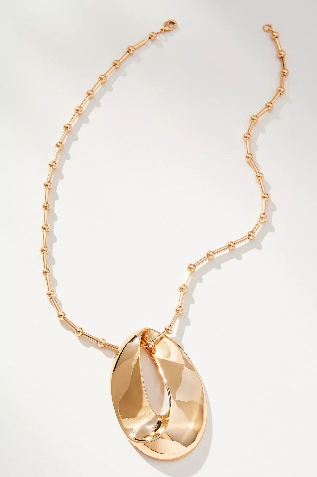 Metal Oval Pendant Necklace | Anthropologie (US)