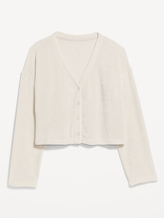 Cozy Chenille Button-Down Top | Old Navy (US)